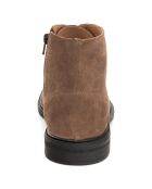 Boots en Cuir Simali taupe