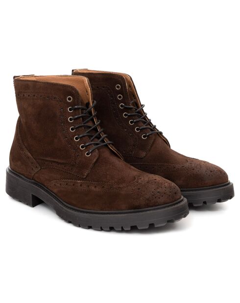 Boots en Cuir Siminor marron