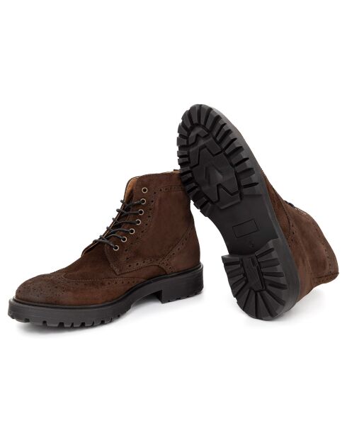 Boots en Cuir Siminor marron