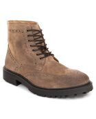 Boots en Cuir Siminor taupe