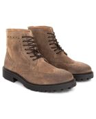 Boots en Cuir Siminor taupe