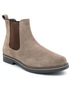 Chelsea Boots en Cuir Sipame taupe