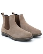 Chelsea Boots en Cuir Sipame taupe