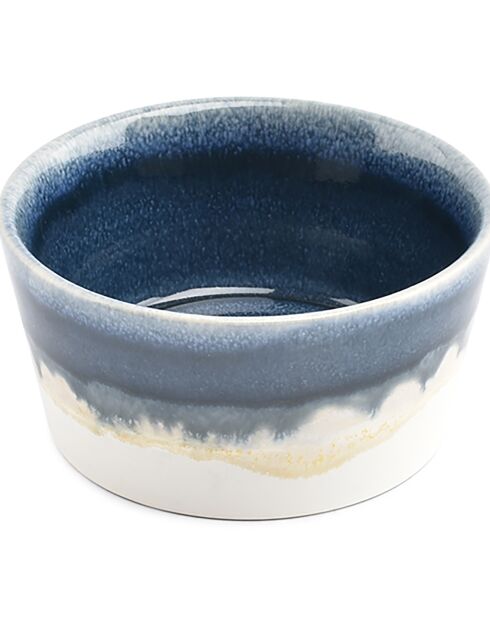 4 Bols en Grès Flow bleus - D.10 cm