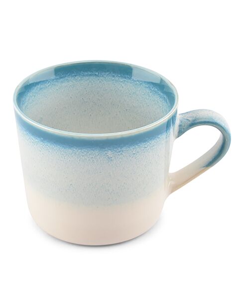 4 Chopes en Porcelaine Vera bleues - 35 cl