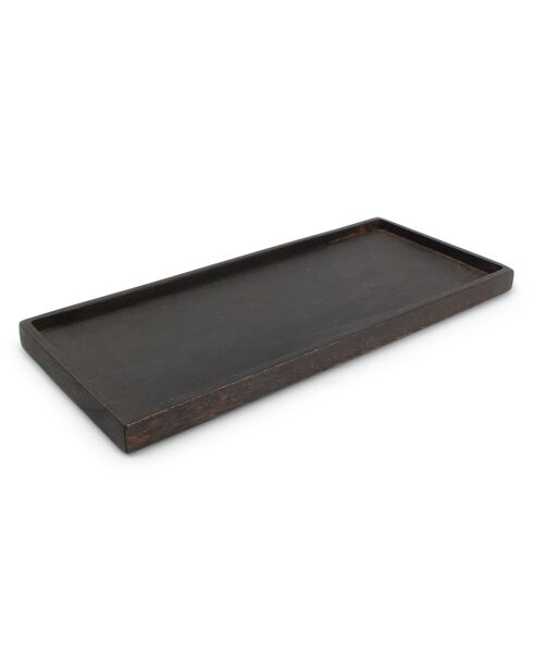 Planche à servir en Bois Rural noire - 13x1.5x30 cm