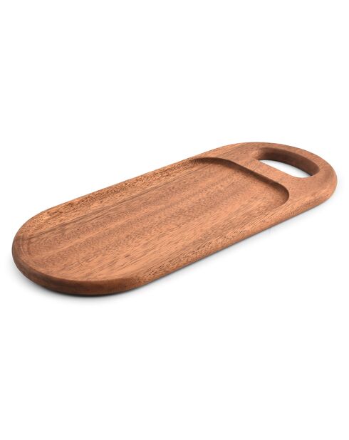Planche à servir en Bois Chop marron - 16x1.5x38 cm