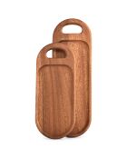 Planche à servir en Bois Chop marron - 16x1.5x48 cm