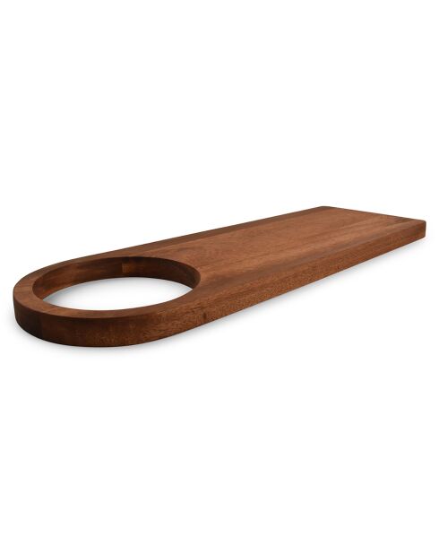 Planche à servir en Bois Nillo marron - 16x2x48 cm