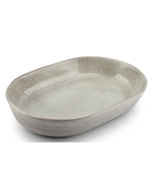 Plat à four en Grès Bake gris - 21.5x5.5x31 cm