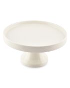 Plat à tarte sur pied en Porcelaine Cucina blanc - 22.5x11.5x22.5 cm