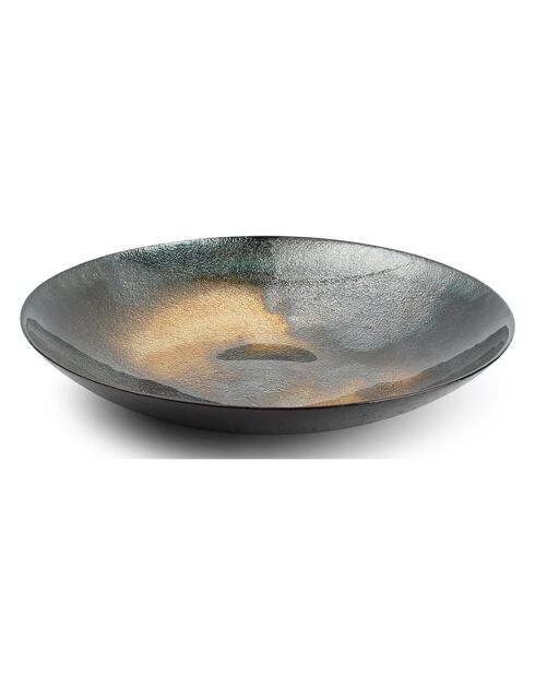 Plat décoratif Cosmo noir - 33x6x33 cm