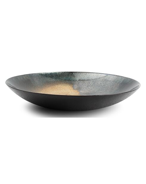Plat décoratif Cosmo noir - 33x6x33 cm