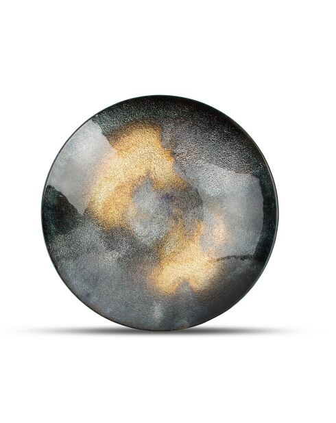 Plat décoratif Cosmo noir - 33x6x33 cm