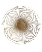 Cesta dorada Twisted Iris - 40,5x5x40,5 cm