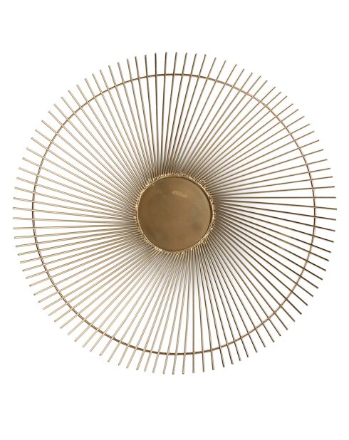 Cesta dorada Twisted Iris - 40,5x5x40,5 cm