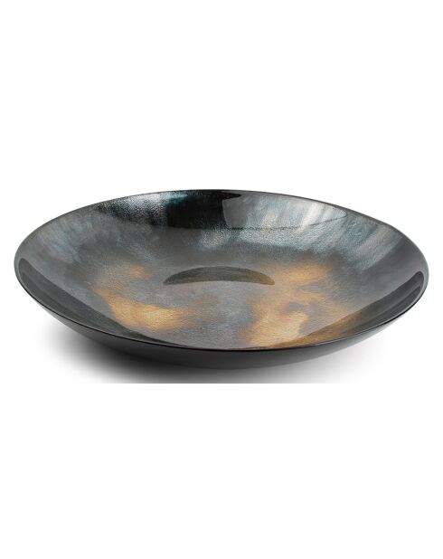 Plat décoratif Cosmo noir - 40x6.2x40 cm