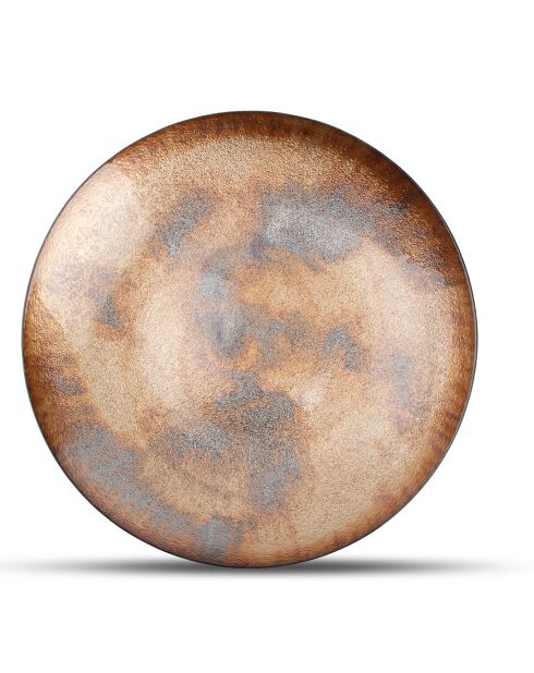 Plat décoratif Cosmo doré - 50x7.5x50 cm