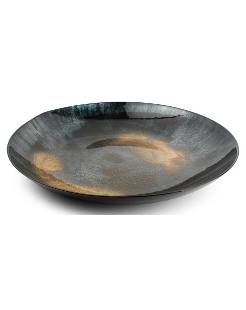 Plat décoratif Cosmo noir - 50x7.5x50 cm