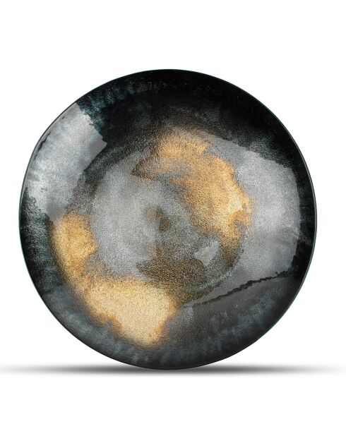 Plat décoratif Cosmo noir - 50x7.5x50 cm