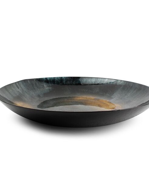 Plat décoratif Cosmo noir - 50x7.5x50 cm