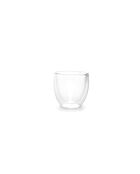 2 Tasses à moka double paroi Vienna transparentes - 9 cl