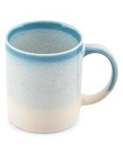 4 Chopes en Porcelaine Vera bleu - 27 cl