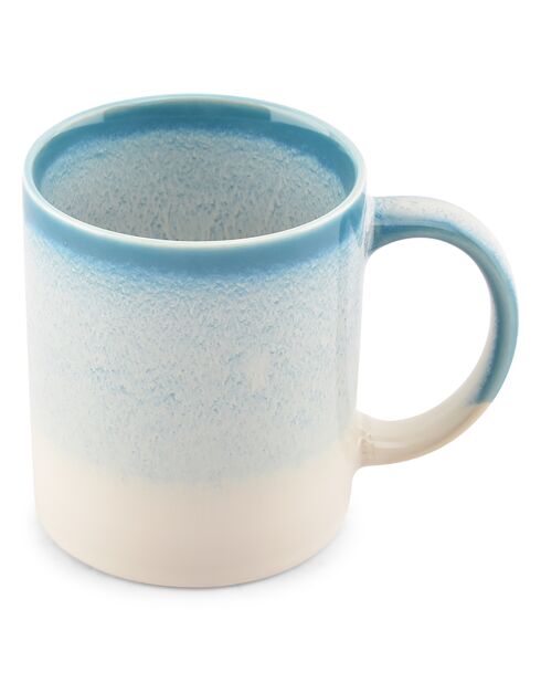 4 Chopes en Porcelaine Vera bleu - 27 cl