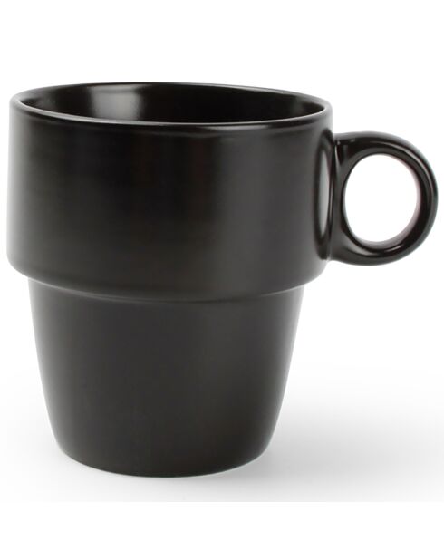 Tasse en Porcelaine Note noire - 26 cl