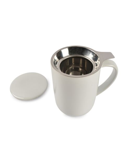 Tasse de thé en Grès Juno blanche - 50 cl
