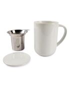 Tasse de thé en Grès Juno blanche - 50 cl