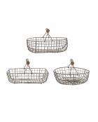 3 Paniers avec anse  naturel