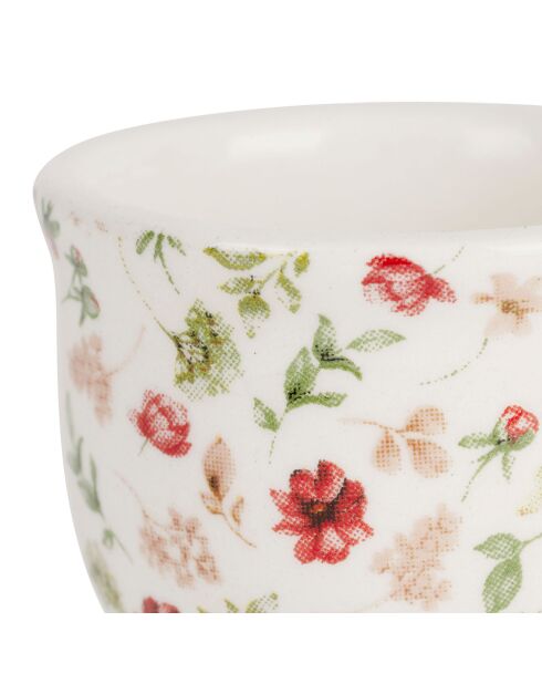 Coquetier fleur le collectionneur multicolore  -  5x6 cm