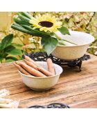 Dessous de plat rhodonea brun  -  19x18 cm