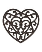 Dessous de plat rhodonea brun  -  19x18 cm