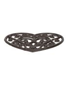 Dessous de plat rhodonea brun  -  19x18 cm