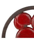 Sottopentola a scacchiera rosso/verde - 20 cm