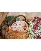 Assiette dessert Margaux rouge  -  20.5 cm