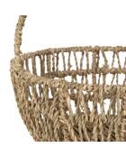 Panier chaumiere naturel  -  25x10-26 cm