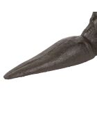 Soporte para conejos de corral marrón - 18x5x10 cm