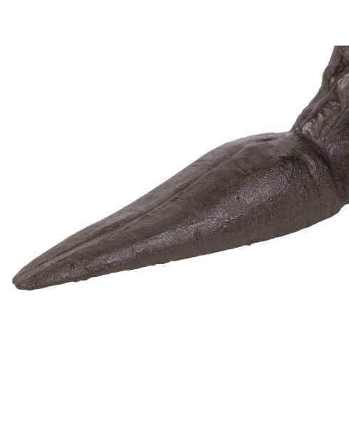 Soporte para conejos de corral marrón - 18x5x10 cm