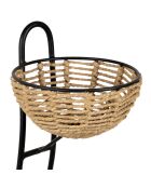 Serviteur 3 paniers  naturel  -  26x27x56 cm