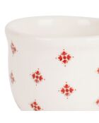 Huevera The Collector Bordeaux con azulejos de cemento, 5 x 6 cm