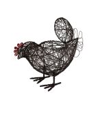 Panier coq campagne  naturel  -  28x13x18 cm