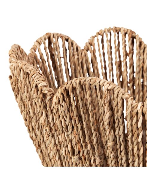 2 Corbeilles chaumiere  naturel