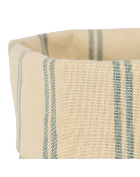 Cestino per pane rustico Sage - 15x18 cm