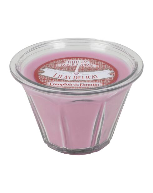 Candela gourmet Delica fucsia lilla profumata - 220g