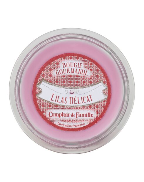 Candela gourmet Delica fucsia lilla profumata - 220g