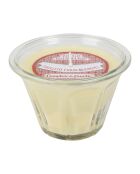 Candela gourmet al profumo di crostata al limone giallo pallido - 220g