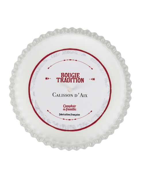 Candela Tradition profumata con calisson bianco - 180 g